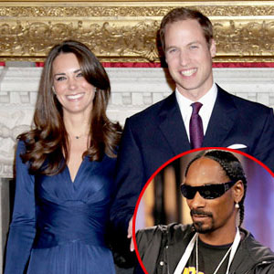 Prince William, Kate Middleton, Snoop Dogg Prince William, Kate Middleton, Snoop Dogg
